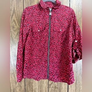 Michael kors heart blouse